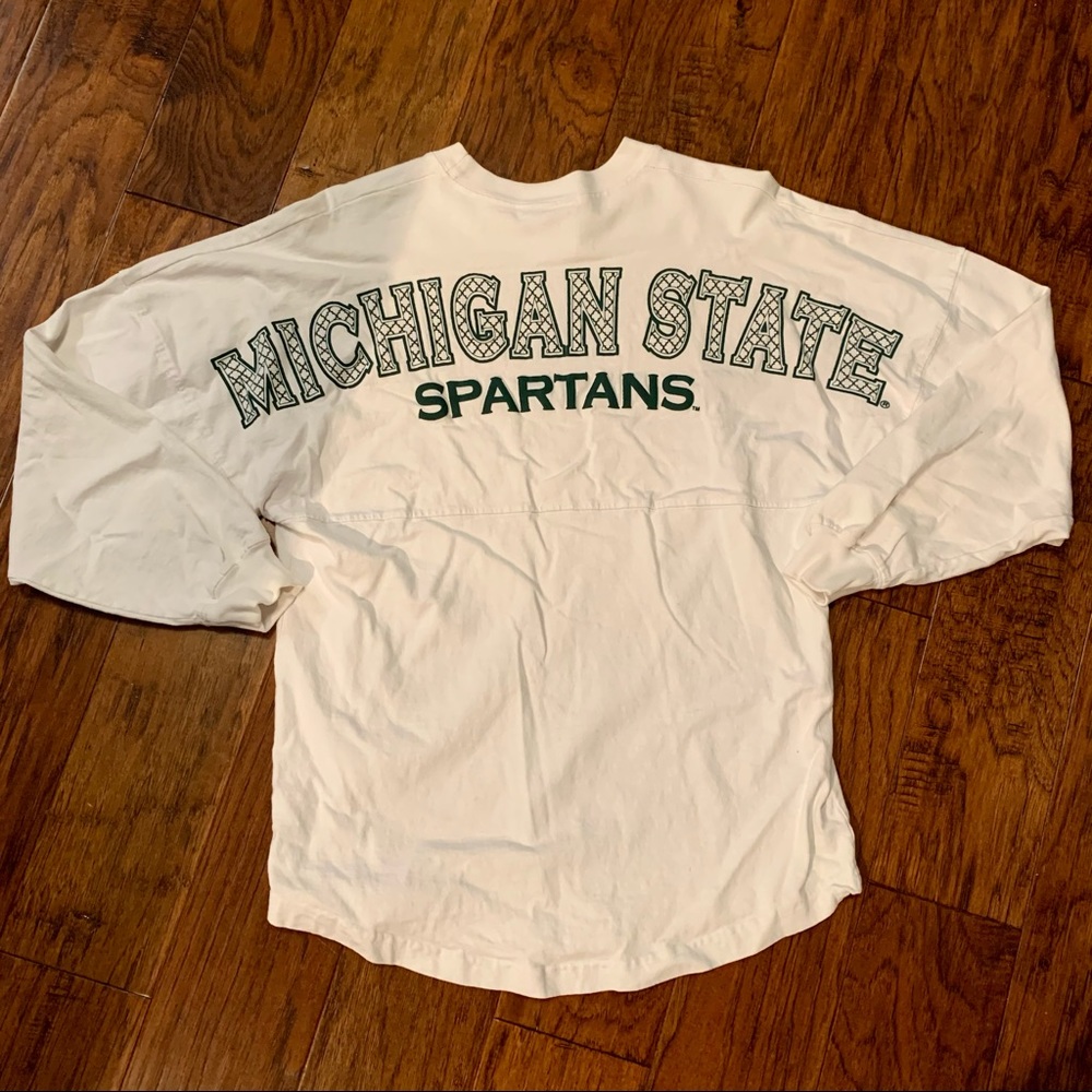 Michigan state university MSU lettered long sleeve